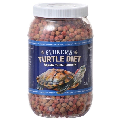Flukers Turtle Diet for Aquatic Turtles - 8 oz