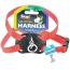 Coastal Pet Size Right Nylon Adjustable Harness - Red - Small - (Girth Size 18