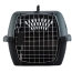 Aspen Pet Porter Heavy-Duty Pet Carrier Storm Gray and Black - Pets up to 15 lbs