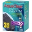 Aquaclear Activated Carbon Filter Inserts - Size 20 - 3 count