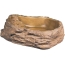 Exo-Terra Granite Rock Reptile Water Dish - Large - 8.25