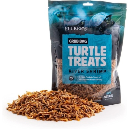 Flukers Grub Bag Turtle Treat - River Shrimp