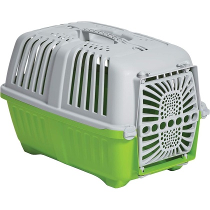 MidWest Spree Plastic Door Travel Carrier Green Pet Kennel