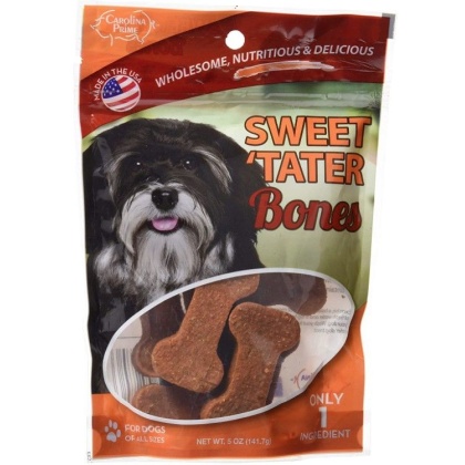 Carolina Prime Sweet Tater Bones Dog Treats