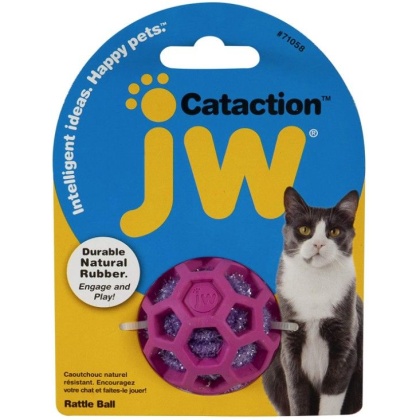 JW Pet Cataction Rattle Ball Interactive Cat Toy