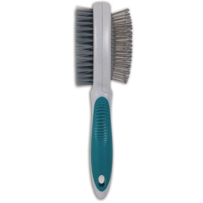 JW Pet Furbuster 2-In-1 Pin and Bristle Brush for Dogs