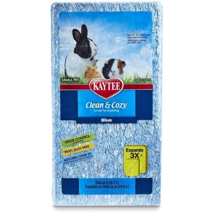 Kaytee Clean & Cozy Small Pet Bedding - Blue