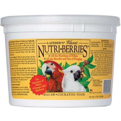 Lafeber Classic Nutri-Berries Macaw & Cockatoo Food