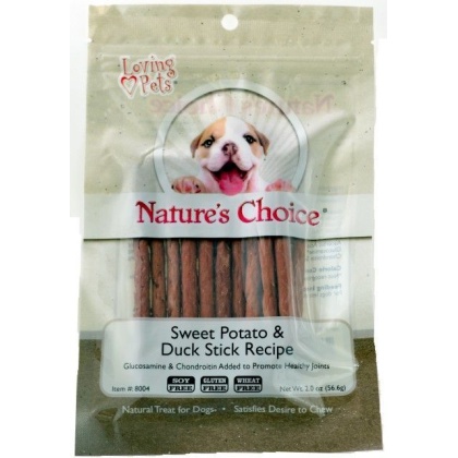 Loving Pets Nature\'s Choice Sweet Potato & Duck Meat Sticks