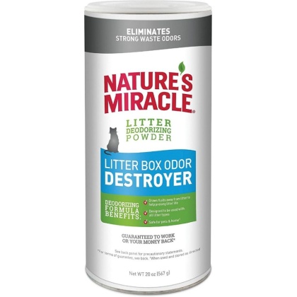 Nature\'s Miracle Just For Cats Litter Box Odor Destroyer - Deodorizing Powder