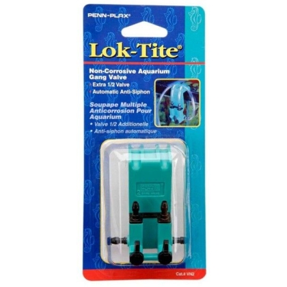 Penn Plax Lok-Tite Plastic Valve with Hanger 2 Gang Valve