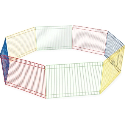 Prevue Multi-Color Small Pet Playpen for Small Pets