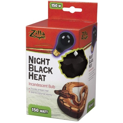 Zilla Night Time Black Light Incandescent Heat Bulb