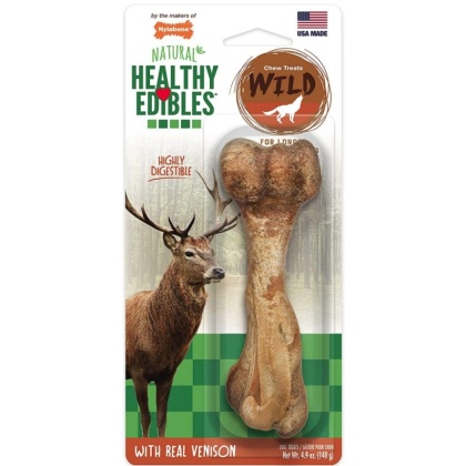 Nylabone Healthy Edibles Wild Chew Bone - Venison