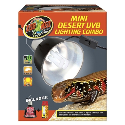 Zoo Med Mini Desert UVB Lighting Combo