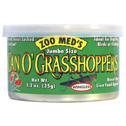 Zoo Med Can O\' Jumbo Sized Grasshoppers