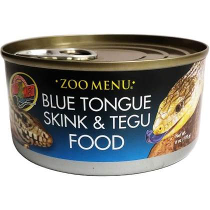 Zoo Med Blue Tongue Sking and Tegu Food Canned