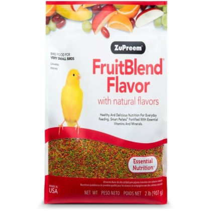 ZuPreem FruitBlend Flavor Bird Food for Very Small Birds