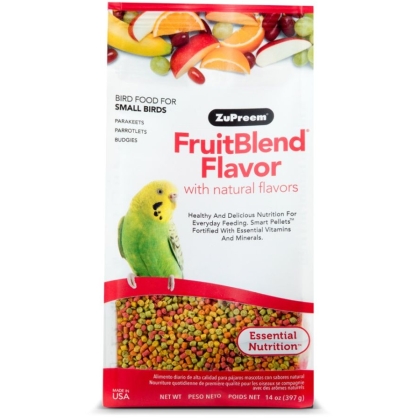 ZuPreem FruitBlend Premium Daily Bird Food - Small Birds