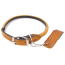 Circle T Leather Round Collar - Tan - 16