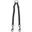 Coastal Pet Two Dog Adjustable Nylon Coupler Black - 24