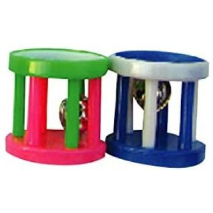 AE Cage Company Happy Beaks Small Barrel Foot Toy for Birds