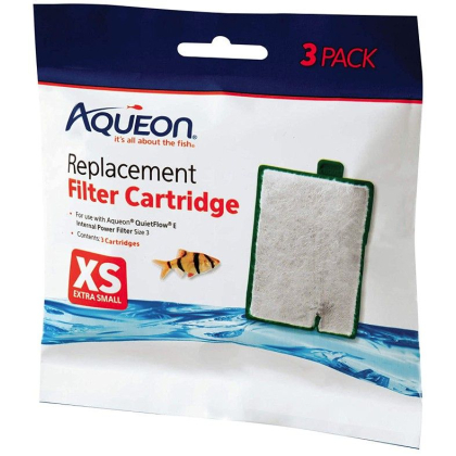 Aqueon Replacement Filter Cartridges for E Internal Power Filter - X-Small