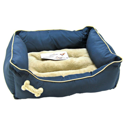 Petmate Plush Rectangular Bone Lounger