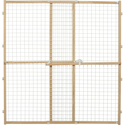 MidWest Wire Mesh Wood Presuure Mount Pet Safety Gate