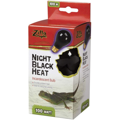 Zilla Night Time Black Light Incandescent Heat Bulb