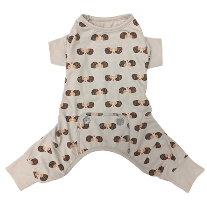 Fashion Pet Hedgehog Dog Pajamas Gray