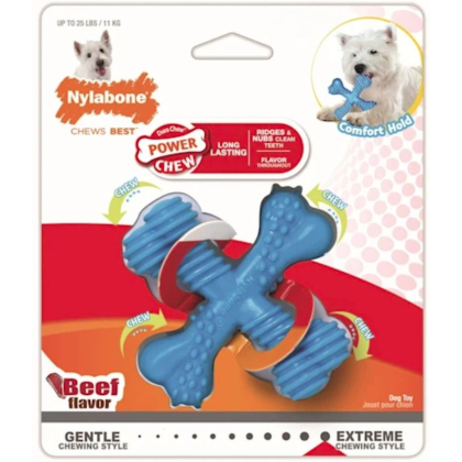 Nylabone Dura Chew X-Bone - Beef Flavor