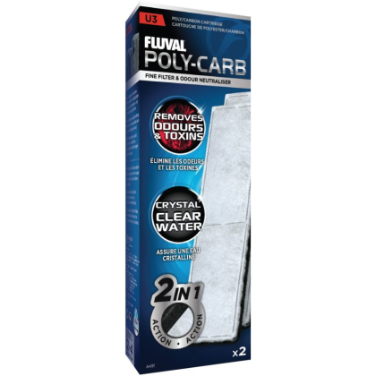 Fluval Underwater Filter Stage 2 Polyester/Carbon Cartridges