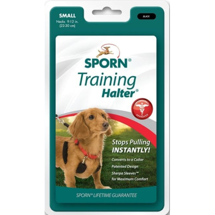 Sporn Original Training Halter for Dogs - Black