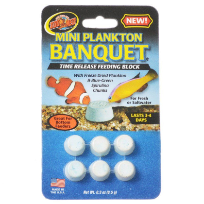 Zoo Med Plankton Banquet Fish Feeding Block